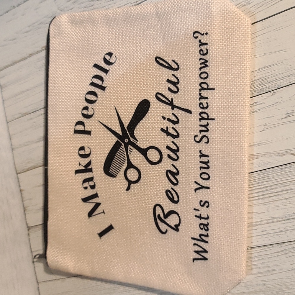 Make People Beautiful Superpower - Hair Stylist, barber, beautician bag NWT - Picture 2 of 2